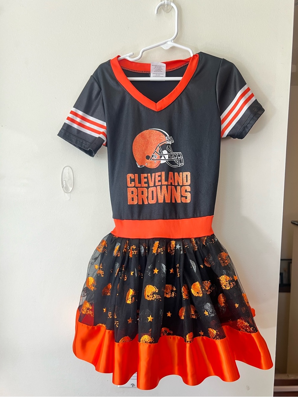 Cleveland Browns Girls Tutu Dress Youth M Officially Licensed NFL Game Day